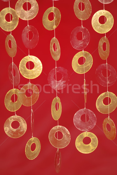 Art deco renkli arka plan zincir renk disk Stok fotoğraf © manfredxy