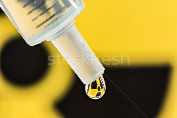 Radioactifs eau photo signe laboratoire laboratoire [[stock_photo]] © manfredxy