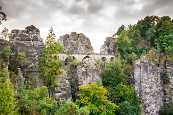 Bastei Bridge Stock photo © manfredxy