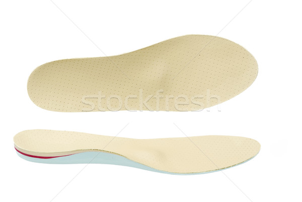 Orthopädische Schuh Paar zeigen Gesundheit Leder Stock foto © manfredxy