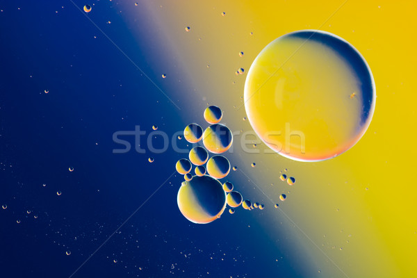 Stock photo: Abstract Macro Oil Planets