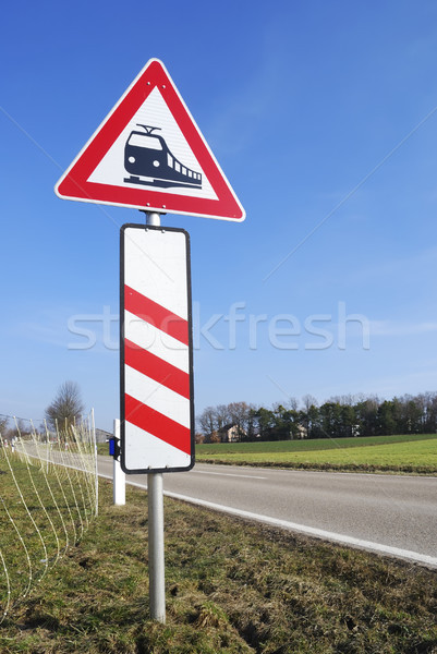 Level Crossing Sign Stock Photo C Manfredxy Stockfresh