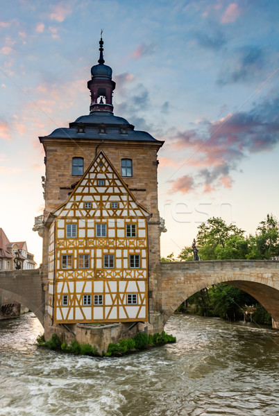 Stock photo: Historic town hall of Bamberg