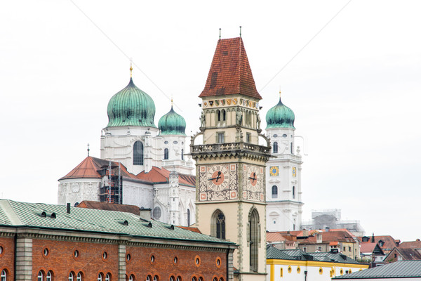Historic Towers of Passau Stock photo © manfredxy