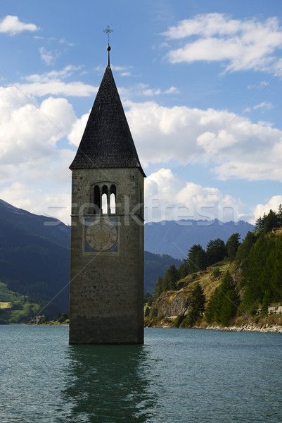 Lake Resia Stock photo © manfredxy