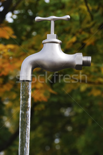 Magie robinet illusion métal Splash [[stock_photo]] © manfredxy