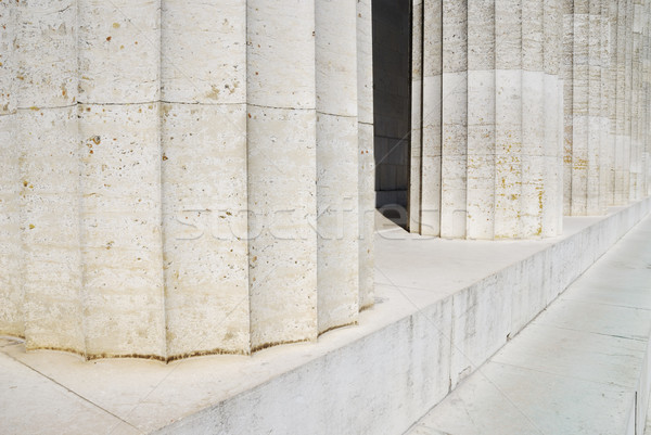 Columnas arquitectura detalle edad histórico piedra Foto stock © manfredxy