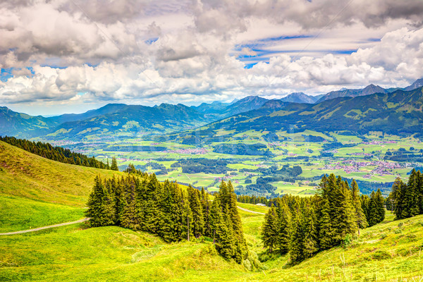 Mountain landscape in the Allgäu Stock photo © manfredxy