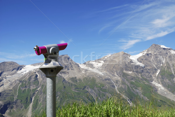 Alpok hegy kilátás Ausztria magas alpesi Stock fotó © manfredxy