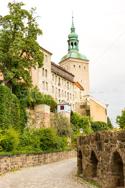 Historisch oude binnenstad stad architectuur Europa steegje Stockfoto © manfredxy