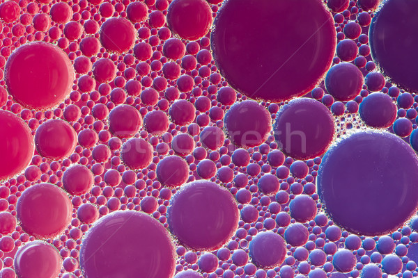 Stock photo: Abstract Macro Oil Bubbles
