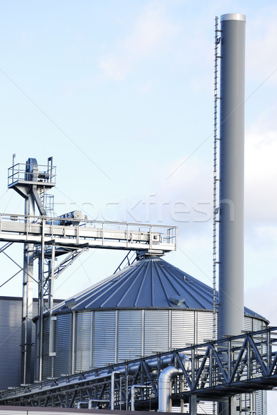 Chimiques usine industrielle technologie industrie Photo stock © manfredxy