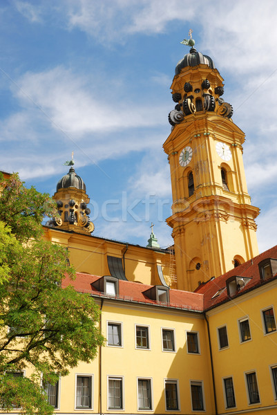 Foto stock: Iglesia · Munich · centro · edificios · arquitectura