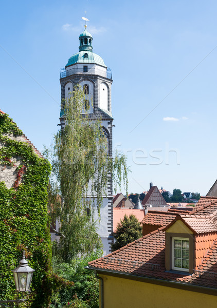 Wieża kościoła domu architektury Europie Zdjęcia stock © manfredxy