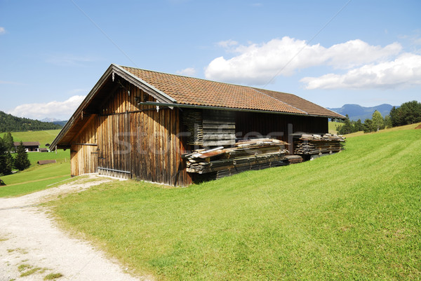 Alpine barn Stock photo © manfredxy