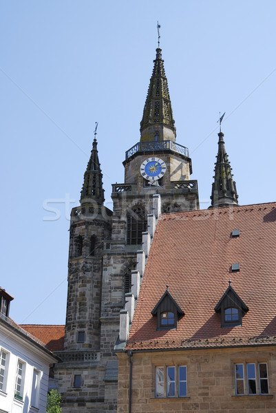 Church in Ansbach Stock photo © manfredxy