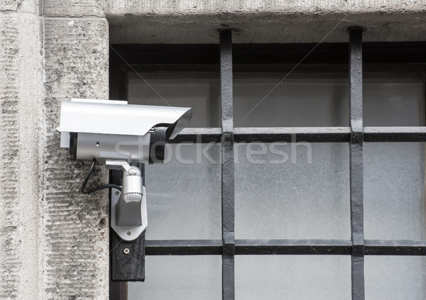 CCTV at Prison Bars Stock photo © manfredxy