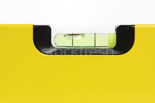 Fora saldo amarelo bolha nível ferramenta Foto stock © manfredxy