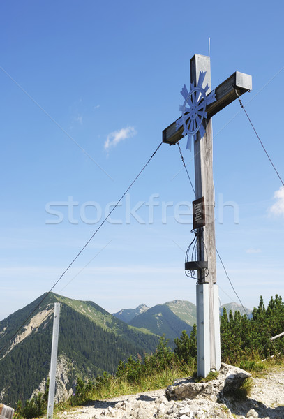 Summit Cross Stock photo © manfredxy