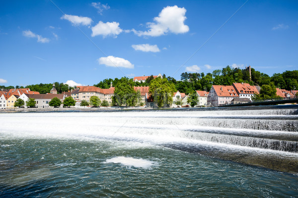 Stock photo: Landsberg at the river Lech