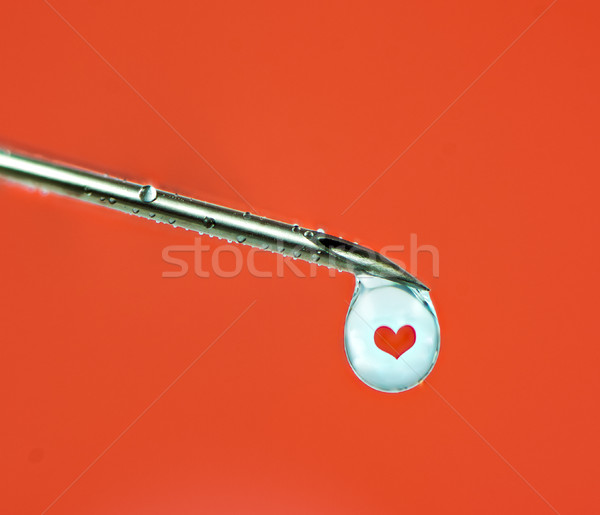 Love injection with a syringe Stock photo © manfredxy