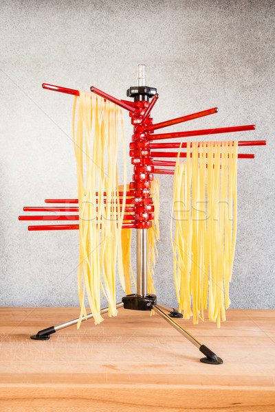 Drying Self-made Italian Pasta Stock photo © manfredxy