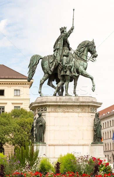 Equestrian Statue in Munich Stock photo © manfredxy