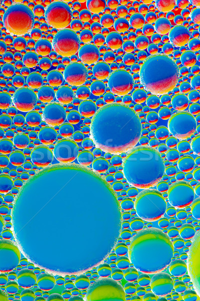 Abstract Macro Oil Bubbles Stock photo © manfredxy