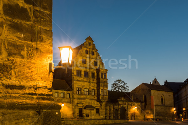 Illumiated historic building at night Stock photo © manfredxy