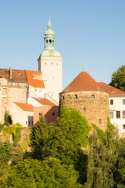 исторический старый город город Церкви архитектура башни Сток-фото © manfredxy