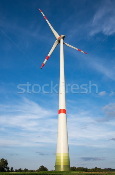 Alternative Energie Wind Macht Schaffung industriellen Stock foto © manfredxy