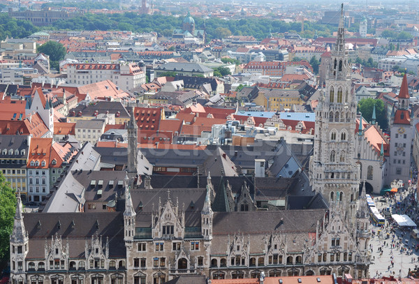 Munich panorama Stock photo © manfredxy