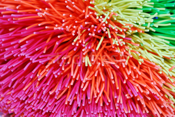 Erizo pelota macro colorido resumen juguete Foto stock © manfredxy