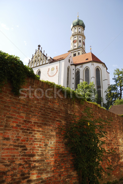 Bazilica perete arhitectură turn reper istoric Imagine de stoc © manfredxy
