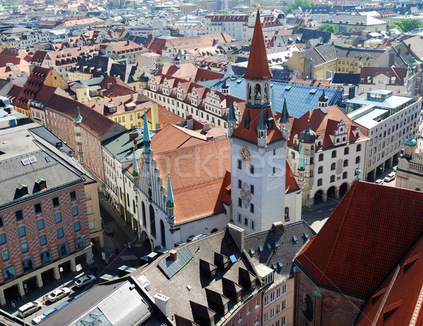 Munich panorama Stock photo © manfredxy
