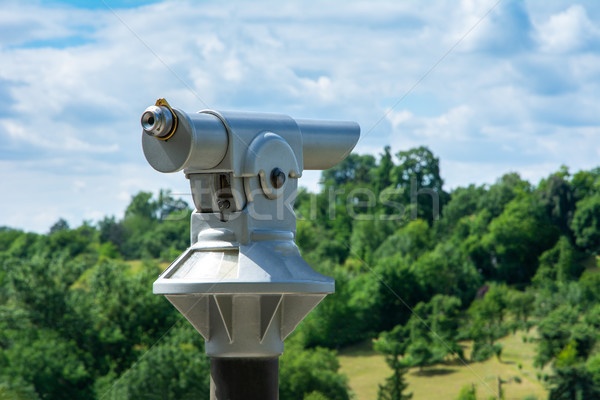 Stock foto: Teleskop · Beobachtung · Punkt · Landschaft