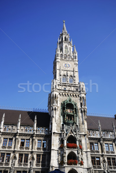 Munich ciudad sala arquitectura Europa torre Foto stock © manfredxy