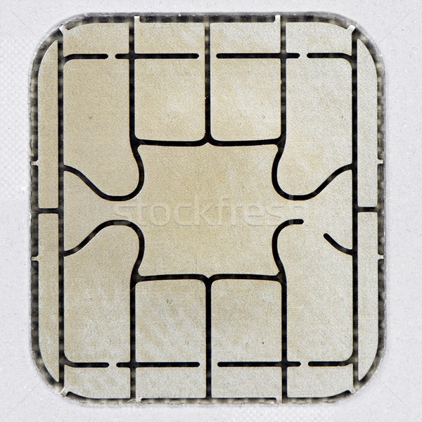 Chip Karte Sicherheit Kreditkarte Technologie Finanzierung Stock foto © manfredxy