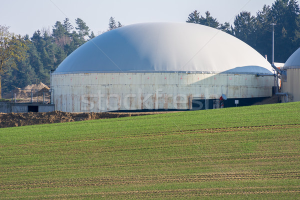 緑 バイオエネルギー 施設 バイオ エネルギー 生産 ストックフォト © manfredxy