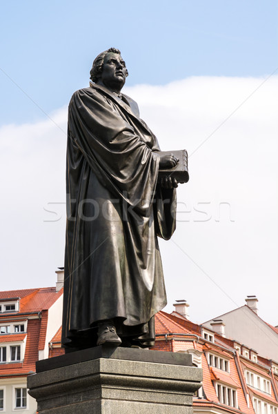 Bronce Statue of Martin Luther Stock photo © manfredxy