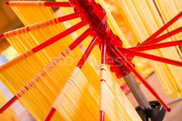 Drying Self-made Italian Pasta Stock photo © manfredxy