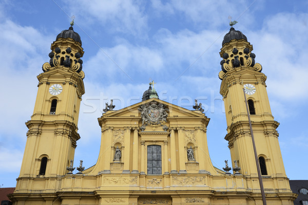 Templom München Németország épület torony vallás Stock fotó © manfredxy