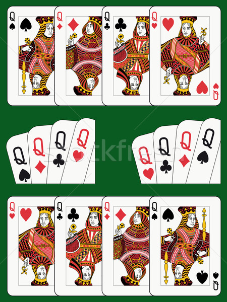 Four Queens Stock photo © mannaggia