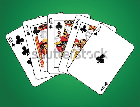 Doble real club cartas dos diferente Foto stock © mannaggia