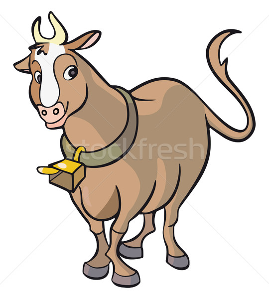 Cow cartoon Stock photo © mannaggia