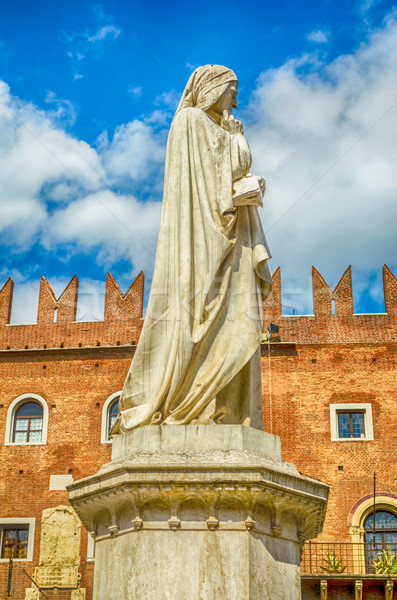Dante Alighieri Statue, Verona Stock photo © marco_rubino