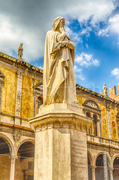 Dante Alighieri Statue, Verona Stock photo © marco_rubino