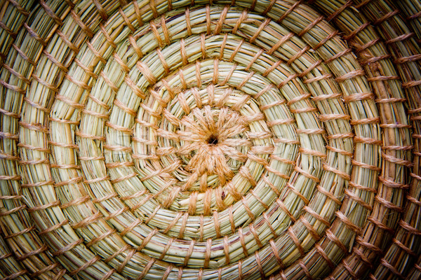 テクスチャ バスケット 抽象的な 自然 竹 ストックフォト © Marcogovel