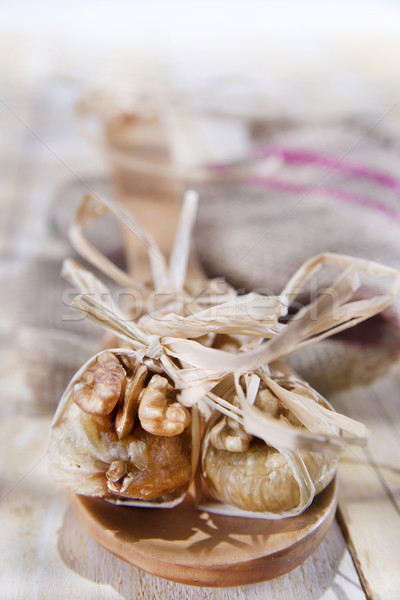Suszy orzechy żywności bogate kalorie drewna Zdjęcia stock © marcoguidiph