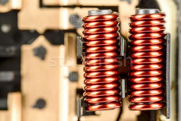 Stock photo: An electrical coils